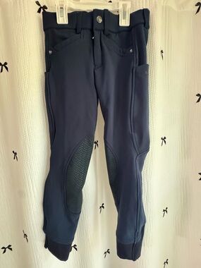 Ariat Pro Style Breech - Kids 8 - Navy